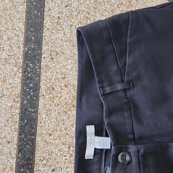 Chico's Black long shorts Size 1 - Picture 3 of 7